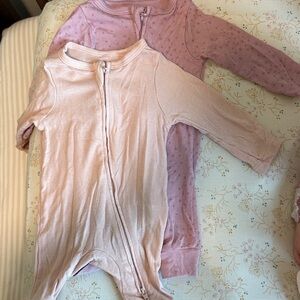 Cloud Island Target Newborn Zipper Onesie/PJs